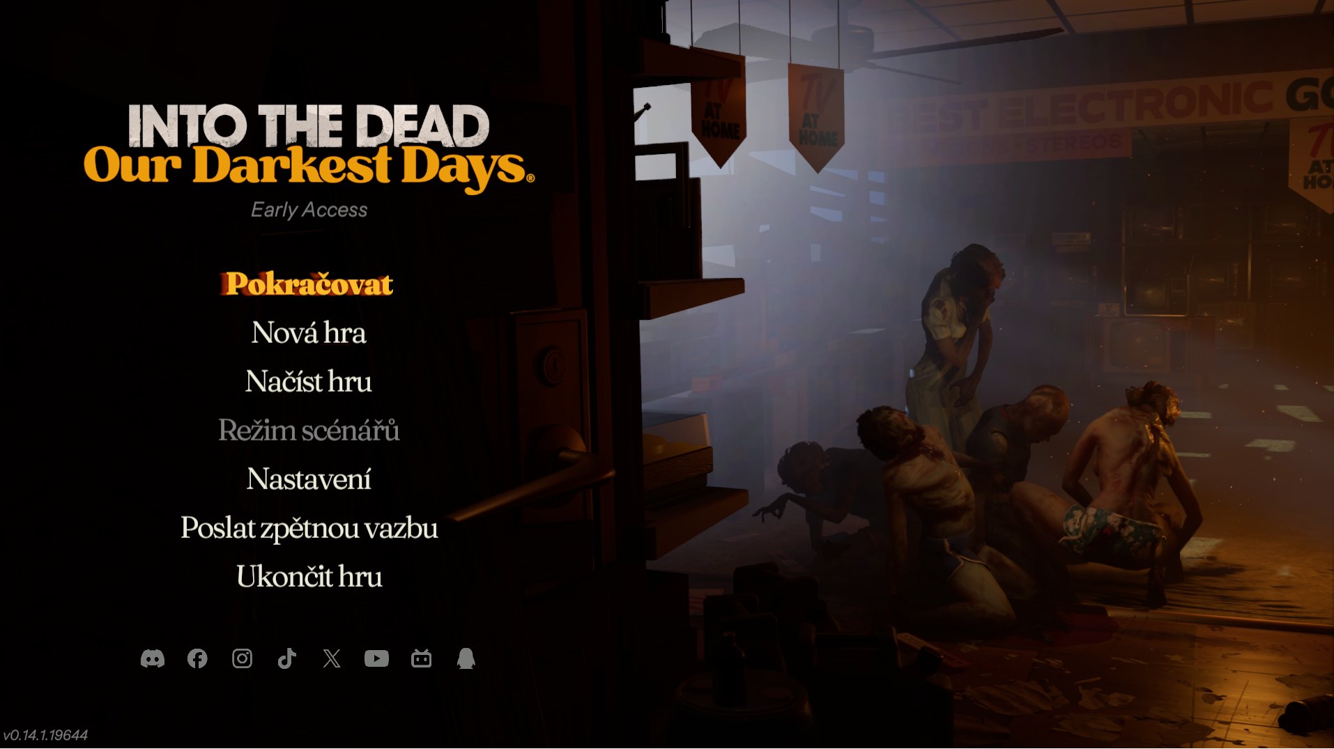 Ukázka českého překladu hry Into the Dead: Our Darkest Days
